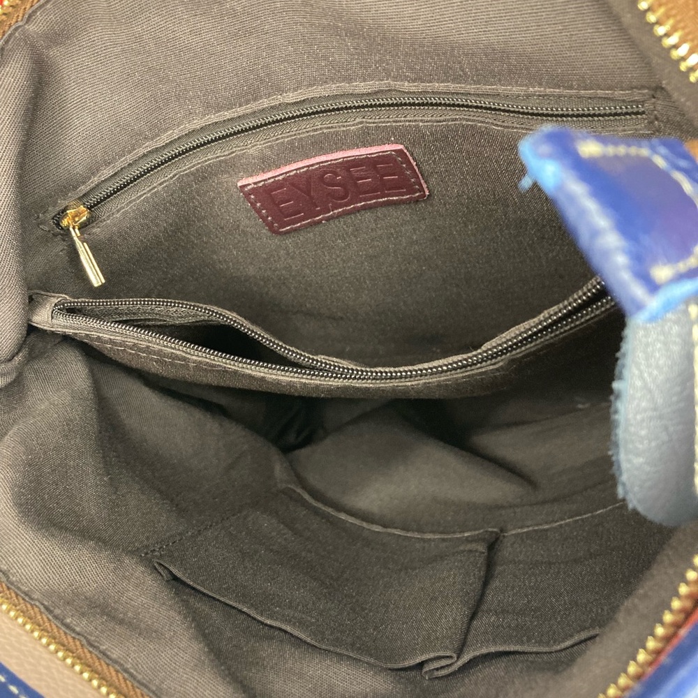 Multicolor Patchwork Shoulder Bag - image 7